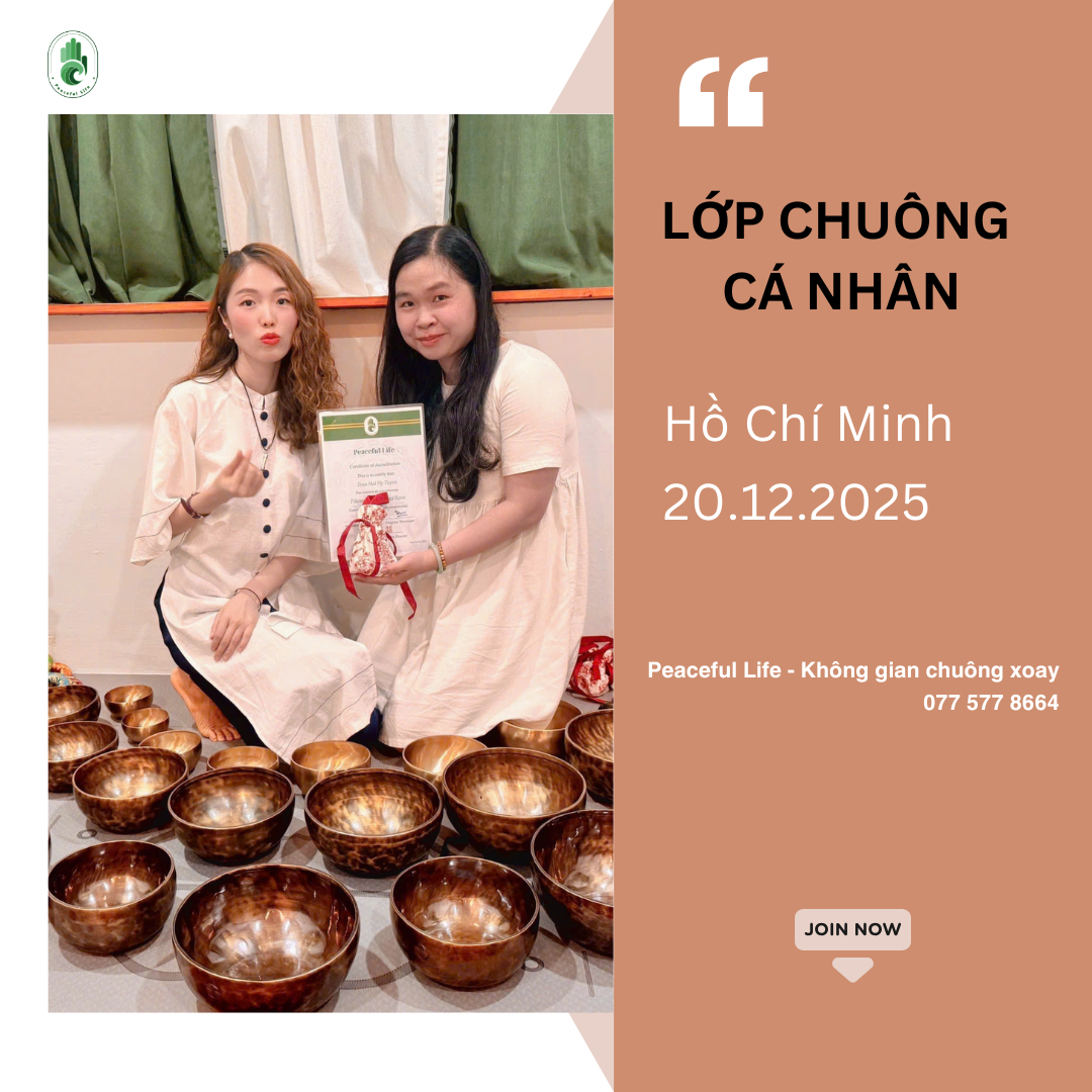 [Hồ Chí Minh - T12] Lớp Tibetan Singing Bowl cơ bản - Cô Celine