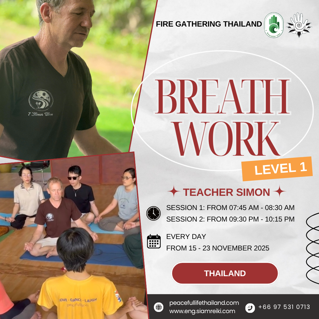 [FG Thailand - Nov 2025] Breathwork Level 1 (2 sessions) (Teacher Simon)