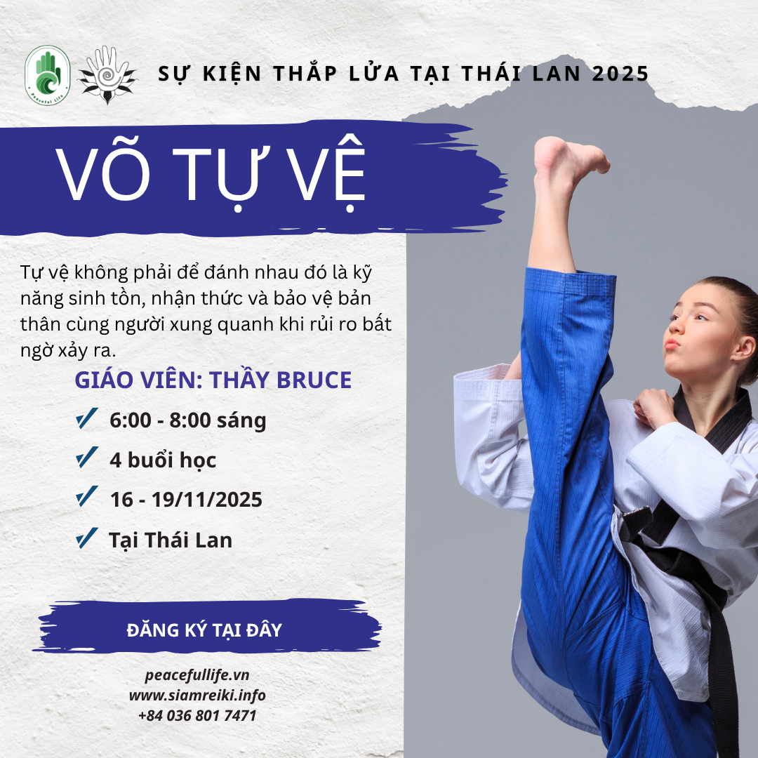 [FG Thái Lan - T11.2025] Lớp Self Defence - Võ tự vệ - Thầy Bruce